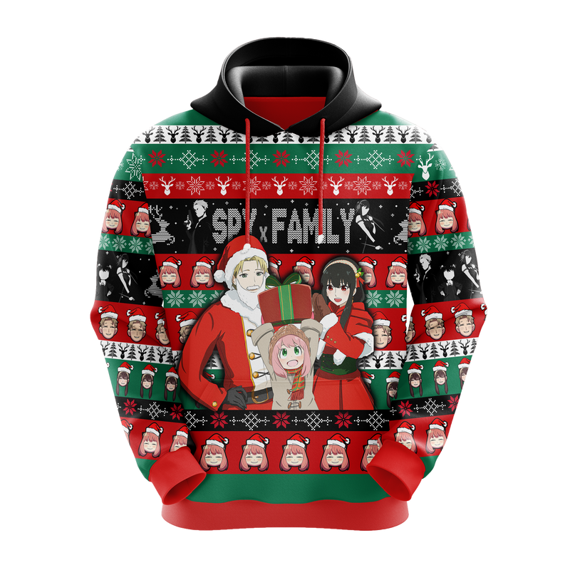 Spy X Family Loid Yor And Anya Christmas Hoodie Amazing Gift Idea Christmas Gift Nearkii