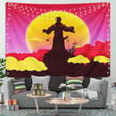 Jujutsu Kaisen Sukuna Anime Sunset Tapestry Room Decor Nearkii