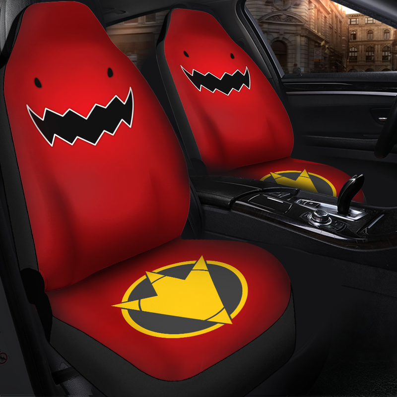 Red Dino Thunder Power Rangers Premium Custom Car Seat Covers Decor Protectors Nearkii