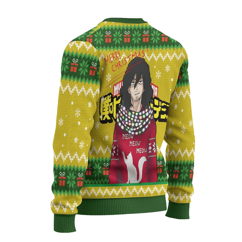 Aizawa My Hero Academia Anime Ugly Christmas Sweater Xmas Gift Nearkii