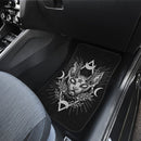 Gothic Occult Black Cat Unique Sphinx Style Awesome Demonic White Eye Car Floor Mats Car Accessories Nearkii