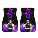 Demon Slayer Anime Car Floor Mats Tengen Uzui x Symbol Car Accessories Nearkii