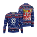 Capsule Corp Ugly Christmas Sweater Dragon Ball Anime Xmas Gift Nearkii