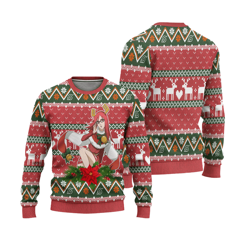Karin Ugly Christmas Sweater Custom Naruto Anime Xmas Gift Nearkii