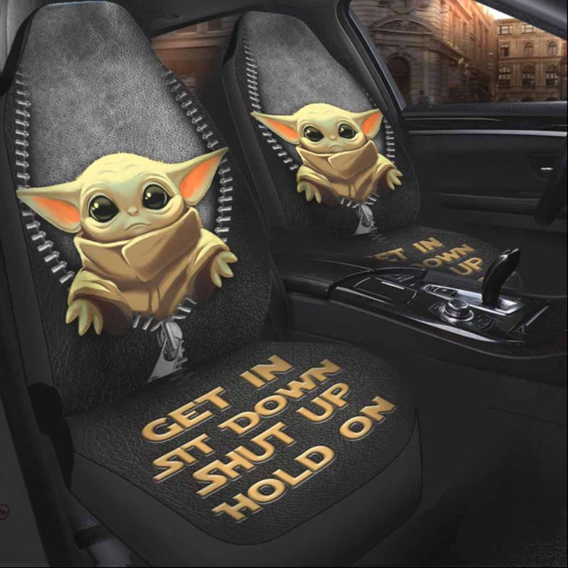 Baby Yoda Get In Sit Down Shut Up Hold On Car Seat Cover Nearkii