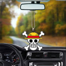 One Piece Straw Hat Pirates Flag Car Ornament Custom Car Accessories Decorations Nearkii