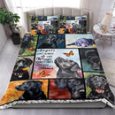 Black Labrador Bedding Set Duvet Cover And Pillowcase Set Nearkii