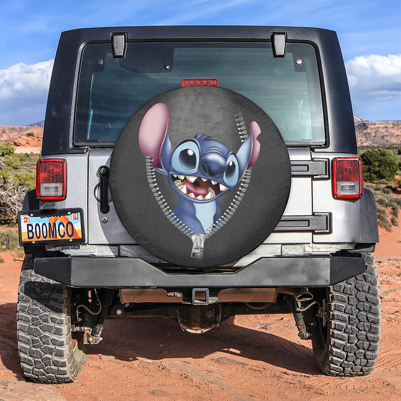 Stitch Zipper Car Spare Tire Gift For Campers Nearkii