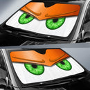 Orange Funny Angry Cartoon Eyes Car Auto Sun Shades Windshield Accessories Decor Gift Nearkii