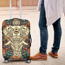 Elephant Colorful Indian Luggage Cover Suitcase Protector Nearkii