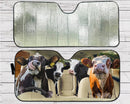 Dairy Cows Family Driving Car Auto Sunshades Nearkii