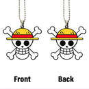 One Piece Straw Hat Pirates Flag Car Ornament Custom Car Accessories Decorations Nearkii