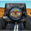 Picnic Site Jeep Car Spare Tire Cover Gift For Campers Nearkii
