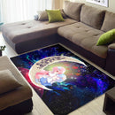 Ram And Rem Re Zero Love You To The Moon Galaxy Carpet Rug Home Room Decor Nearkii