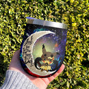 Pikachu Mimikyu Love You To Moon And Back Premium Wine Tumbler Nearkii