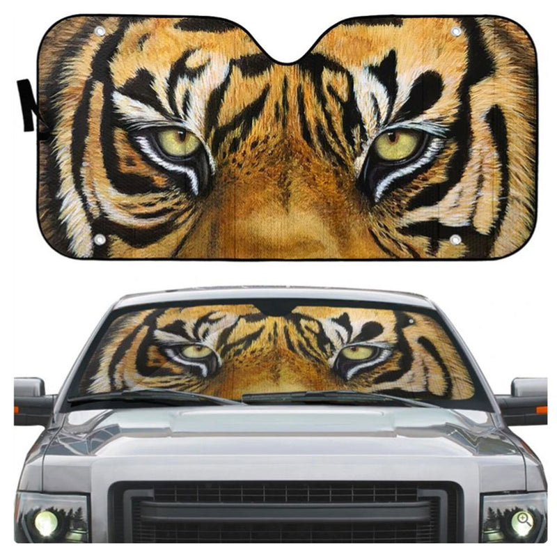 Tiger Eyes Car Auto Sun Shades Windshield Accessories Decor Gift Nearkii