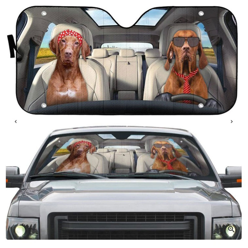 Vizsla Dog Car Auto Sun Shades Windshield Accessories Decor Gift Nearkii