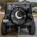 Stay Wild Moon Child Moth Trendy Car Spare Tire Cover Gift For Campers Nearkii