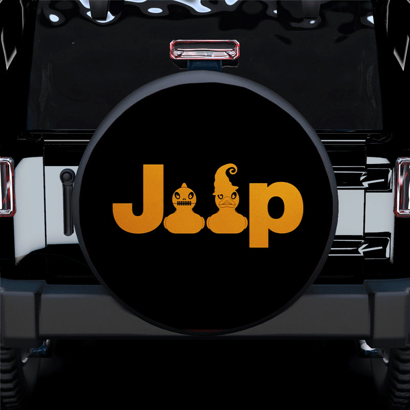 Horror Duck Jeep Car Spare Tire Covers Gift For Campers Nearkii