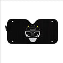 Mighty Morphin Power Rangers Black Ranger Custom Car Auto Sunshade Windshield Accessories Decor Gift Nearkii