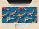 Koi Fish Boho Nature Mouse Mat Nearkii