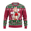 Sakura Teen Age Ugly Christmas Sweater Naruto Anime Xmas Gift Nearkii