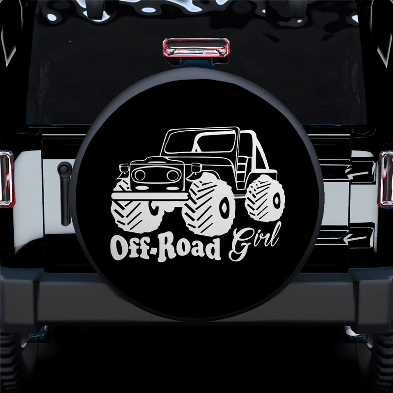 Off Road Girl Car Spare Tire Covers Gift For Campers Nearkii