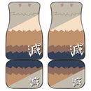 Demon Slayer Car Floor Mats Anime Inosuke Hashibira Car Accessories Nearkii