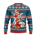 Neon Genesis Evangelion Anime Ugly Christmas Sweater Custom Xmas Gift Nearkii
