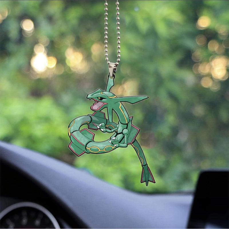 Rayquaza Pokemon Anime Car Ornament Custom Car Accessories Decorations Nearkii