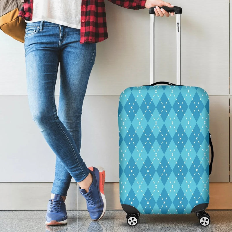 Blue Luggage Cover Suitcase Protector Nearkii