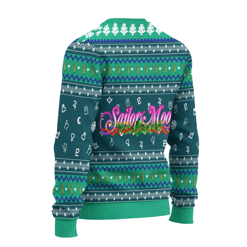 Sailor Neptune Ugly Christmas Sweater Sailor Moon Anime Xmas Gift Nearkii