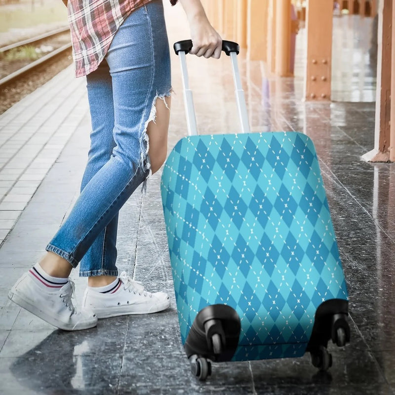 Blue Luggage Cover Suitcase Protector Nearkii
