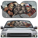 Bigfoot Custom Car Auto Sun Shades Windshield Accessories Decor Gift Nearkii