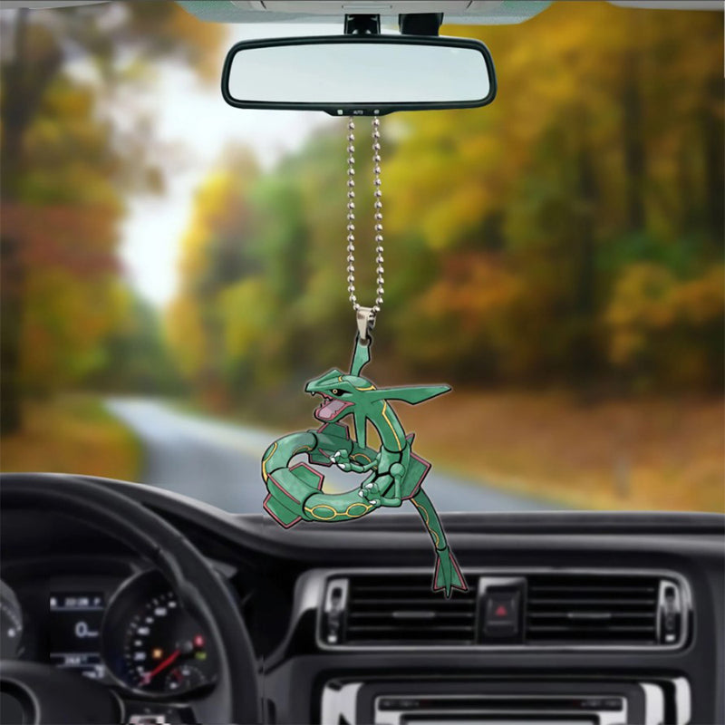 Rayquaza Pokemon Anime Car Ornament Custom Car Accessories Decorations Nearkii