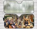 German Shepherd Family Car Auto Sunshades Nearkii