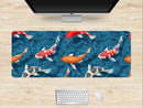 Koi Fish Boho Nature Mouse Mat Nearkii