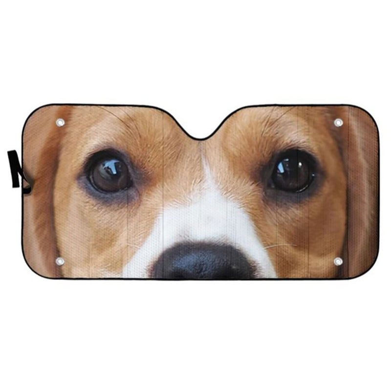 Beagle Dog Eyes Custom Car Auto Sun Shades Windshield Accessories Decor Gift Nearkii