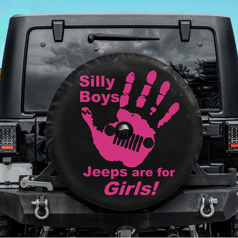 Jeeps Are For Girls Jeep Car Spare Tire Cover Gift For Campers Nearkii