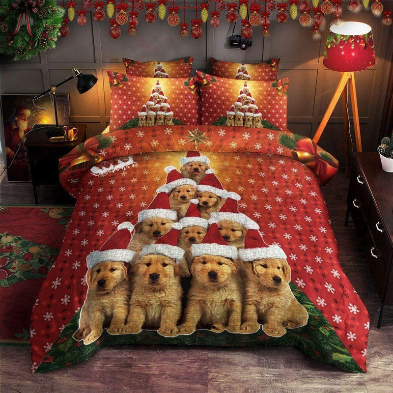 Christmas Day Dog Bedding Set Nearkii