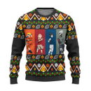 Naruto Team 7 Anime Ugly Christmas Sweater Konohagakure Xmas Gift