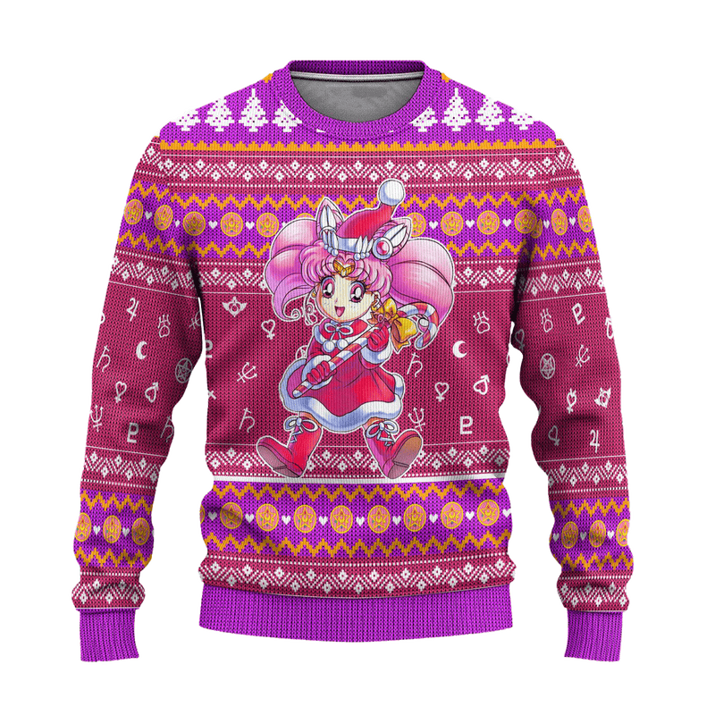 Chibiusa Tsukino Ugly Christmas Sweater Sailor Moon Anime Xmas Gift Nearkii