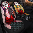 Zenitsu And Nezuko Premium Custom Car Premium Custom Car Seat Covers Decor Protectors Decor Protector Nearkii