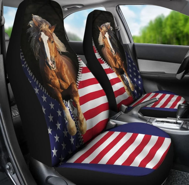 Horse Buck Camo Stripe Car Seat Covers Nearkii