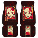 Demon Slayer Car Floor Mats Anime Mask Art Car Accessories Nearkii