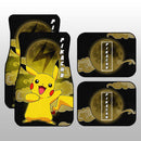 Pikachu Car Floor Mats Custom Pokemon Anime Car Accessories Nearkii
