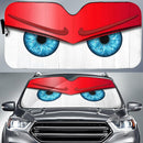 Red Funny Angry Cartoon Eyes Car Auto Sun Shades Windshield Accessories Decor Gift Nearkii