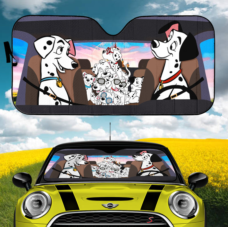 One Hundred and One Dalmatians Car Auto Sunshades Nearkii