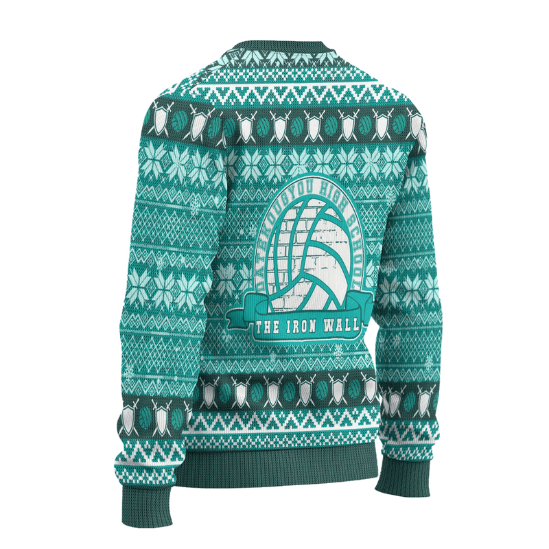 Date Tech High Ugly Christmas Sweater Haikyuu Anime Xmas Gift Nearkii