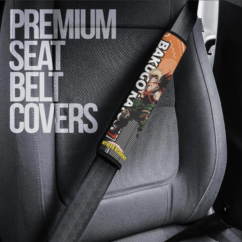 Bakugo Katsuki Anime Kacchan My Hero Academia Car Seat Belt Cover Custom Car Accessories Nearkii